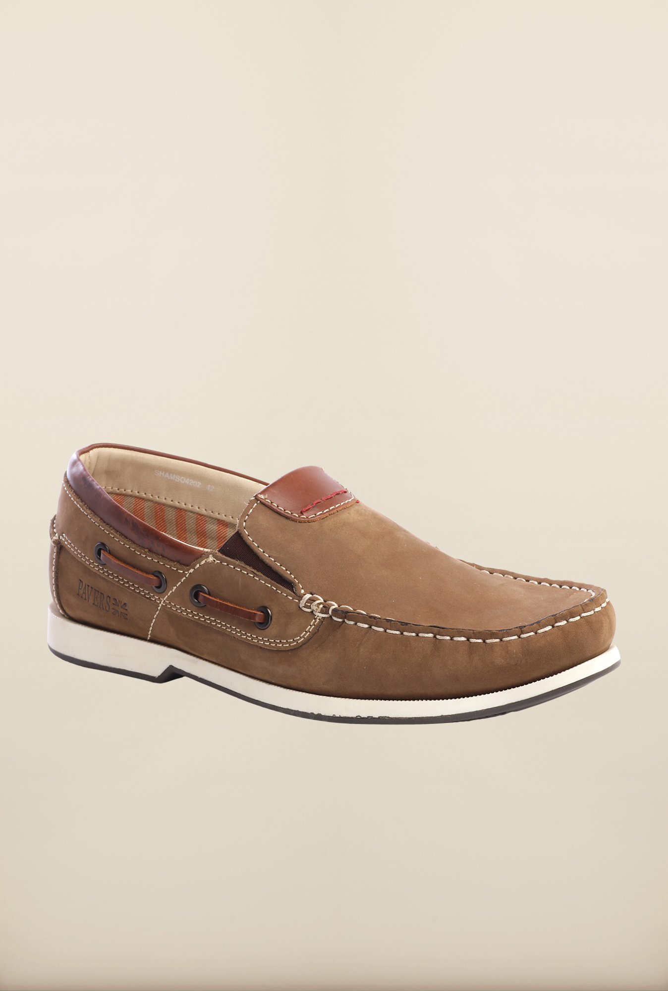 Buy Pavers England Tan Loafers Online 