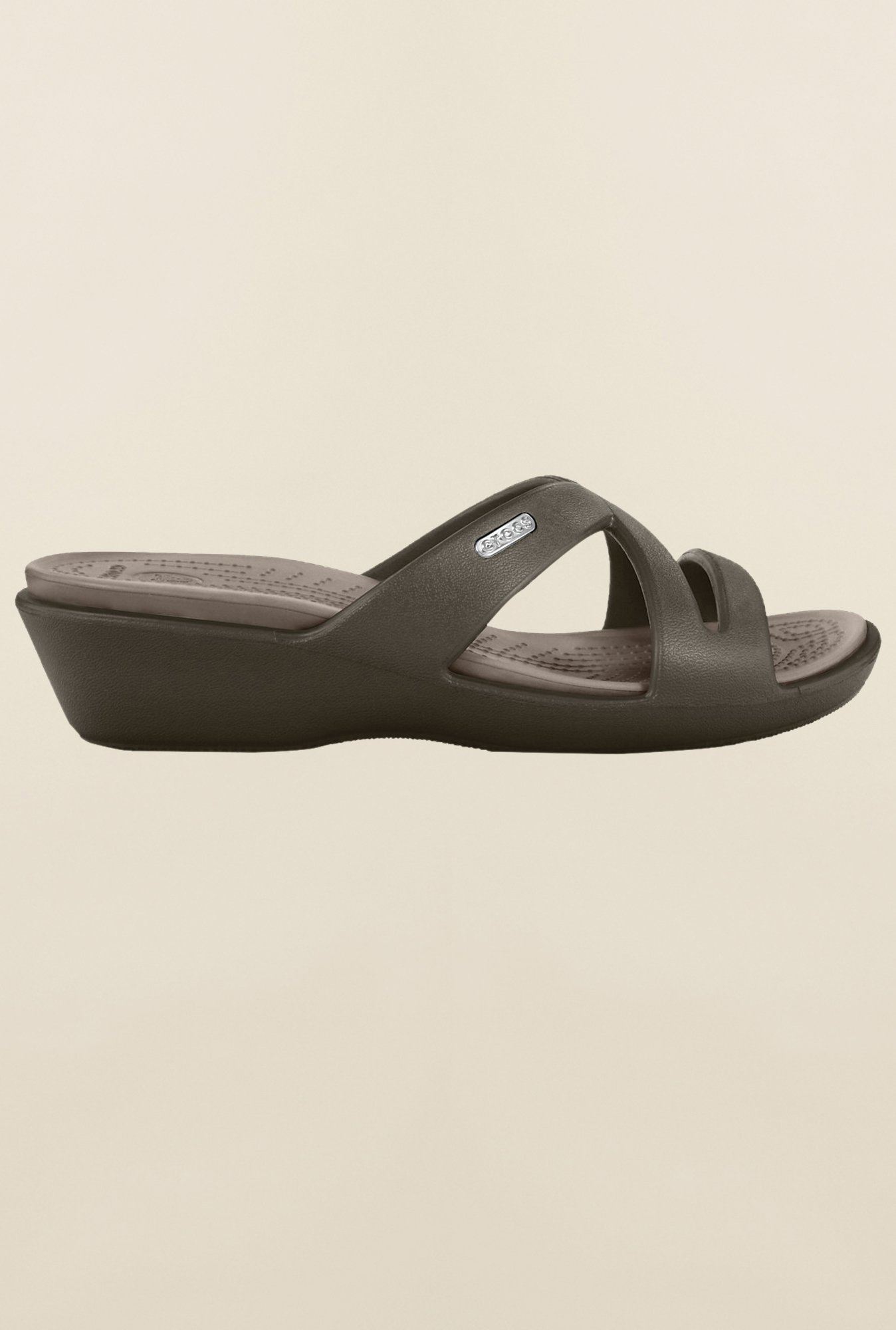 Buy Crocs Patricia II Espresso Mushroom Sandals Online at best price at TataCLiQ