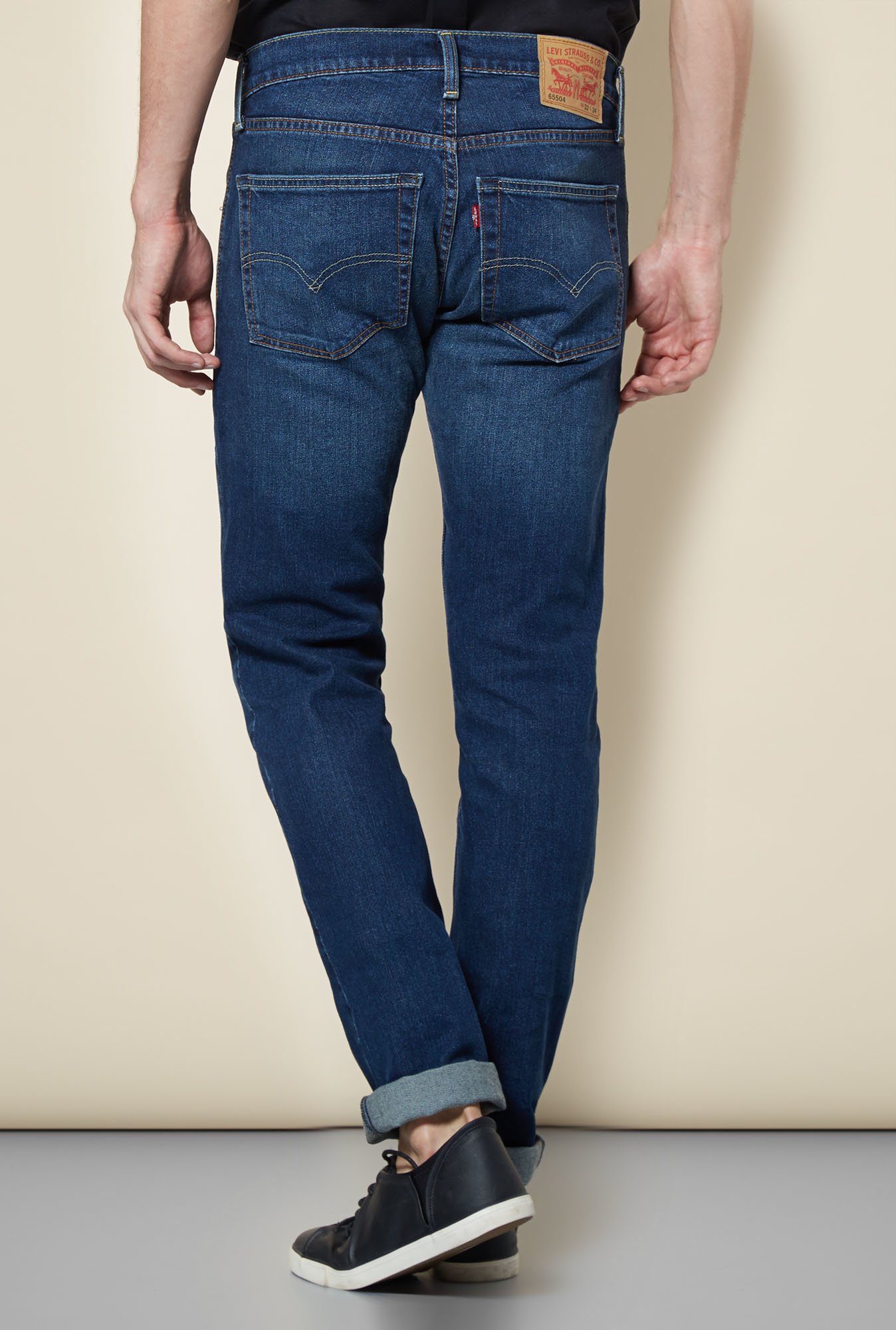 levis 65504 blue jeans