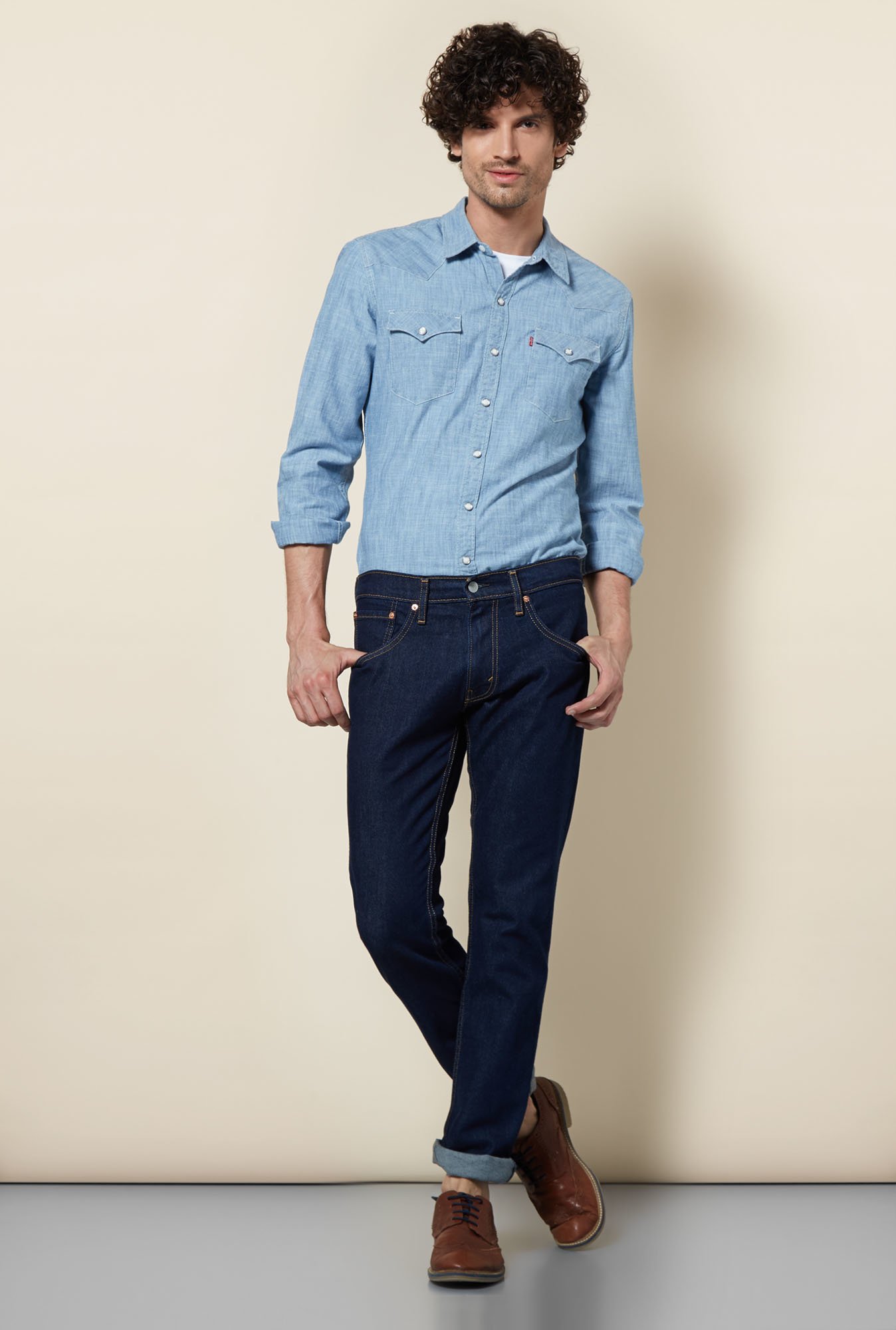 levi's 65504 blue jeans