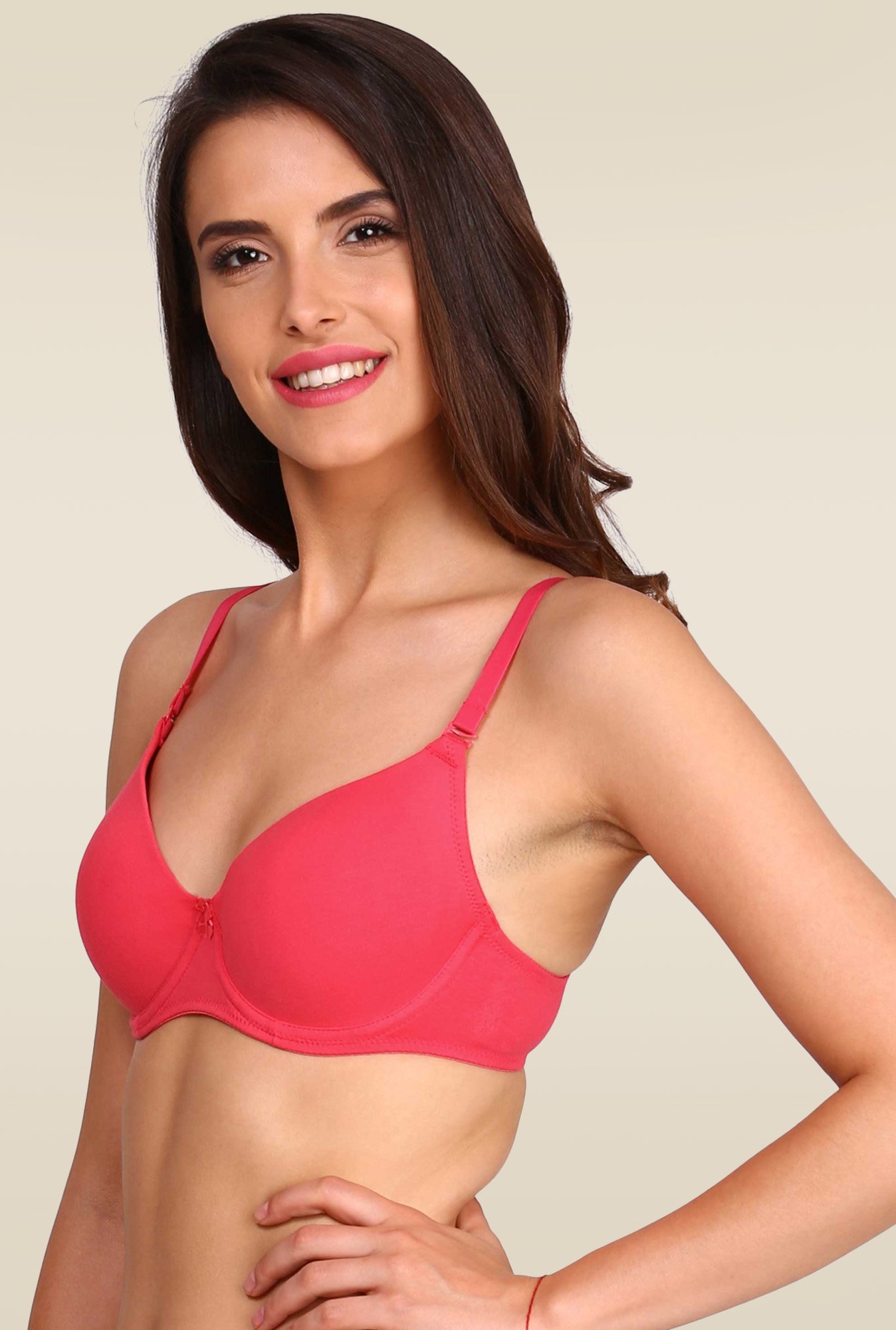 rubyruby　[THE TOE ]Tate Modern Knit Buy Jockey Ruby T-Shirt Bra - 1245 for Women Online @ Tata CLiQ