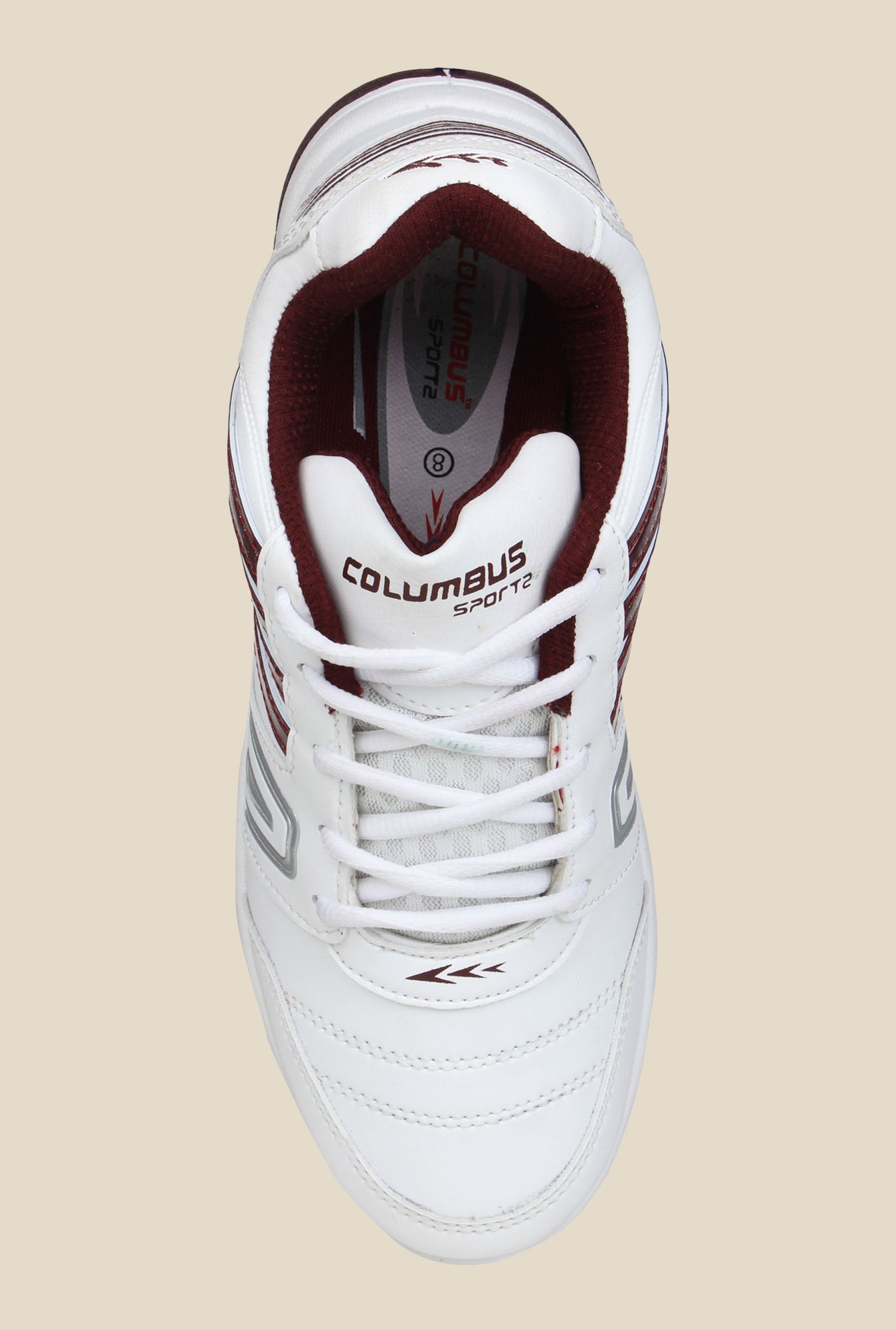 columbus sports shoes white