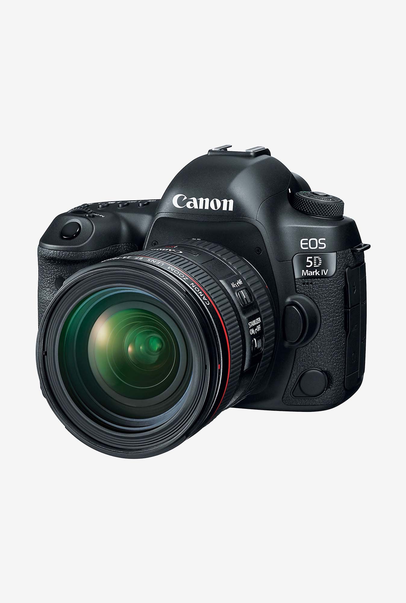 Buy Canon EOS 5D Mark IV EF 24-70 IS USM DSLR Camera (Black) Online at best price at Tata CLiQ