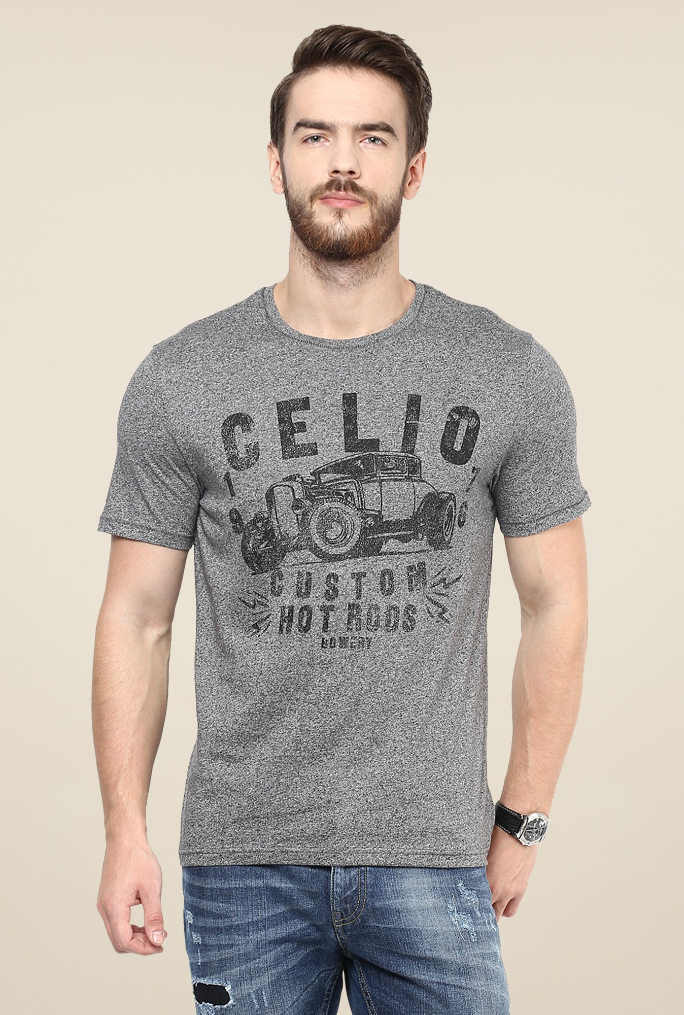 Buy Celio Men's Graphic Bluelock T-Shirts Green at Amazon.in