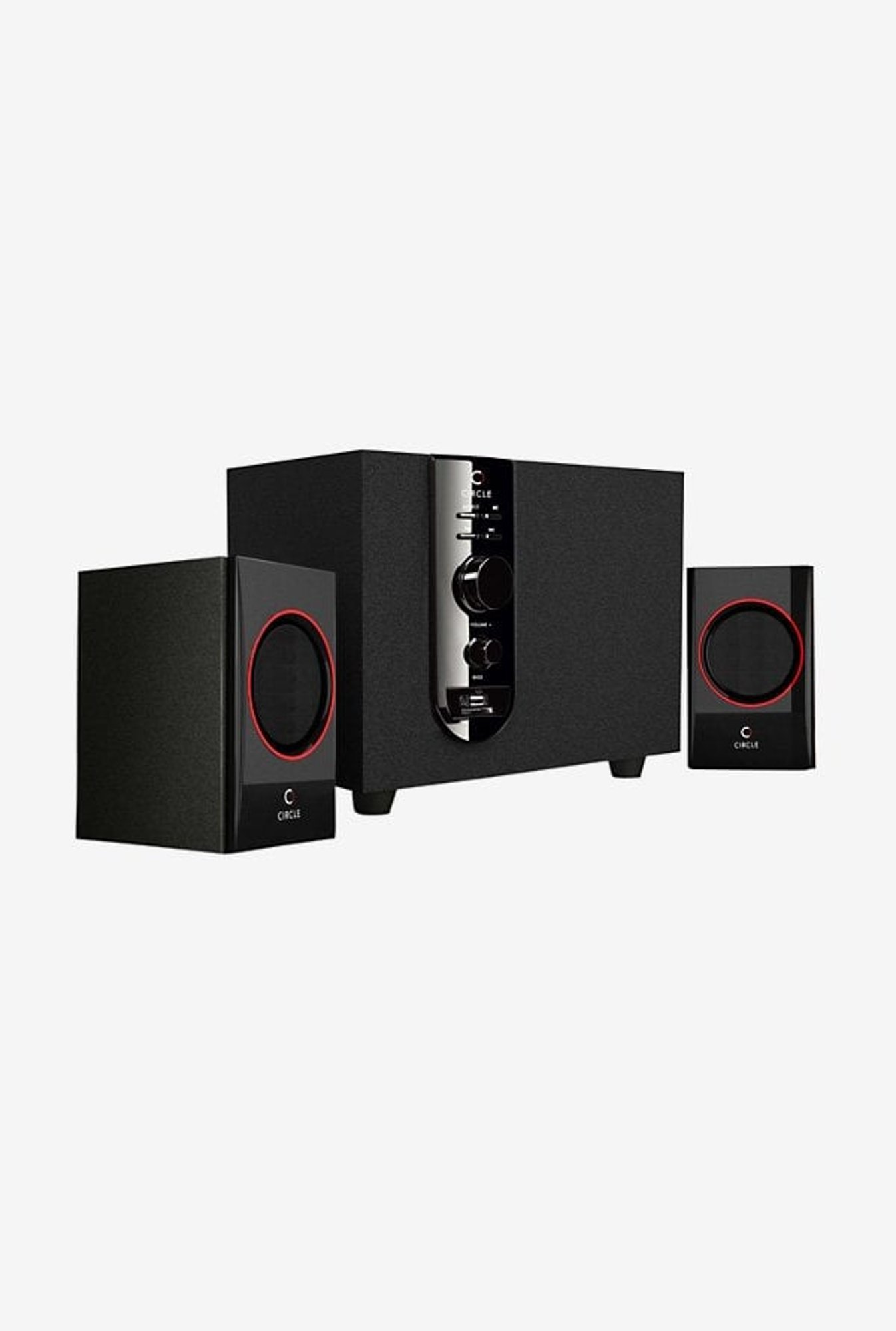 Circle CT 2.1 350RC 2.1 Ch Speaker with USB, SD & FM