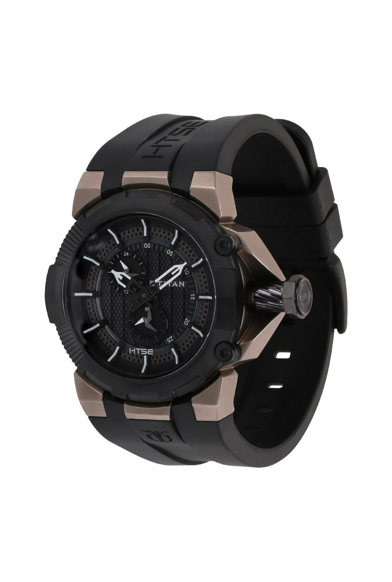 Buy online Titan Htse Analog Black Dial Men's Watch-1539tp01 from Watches  for Men by Titan for ₹12995 at 0% off | 2024 Limeroad.com