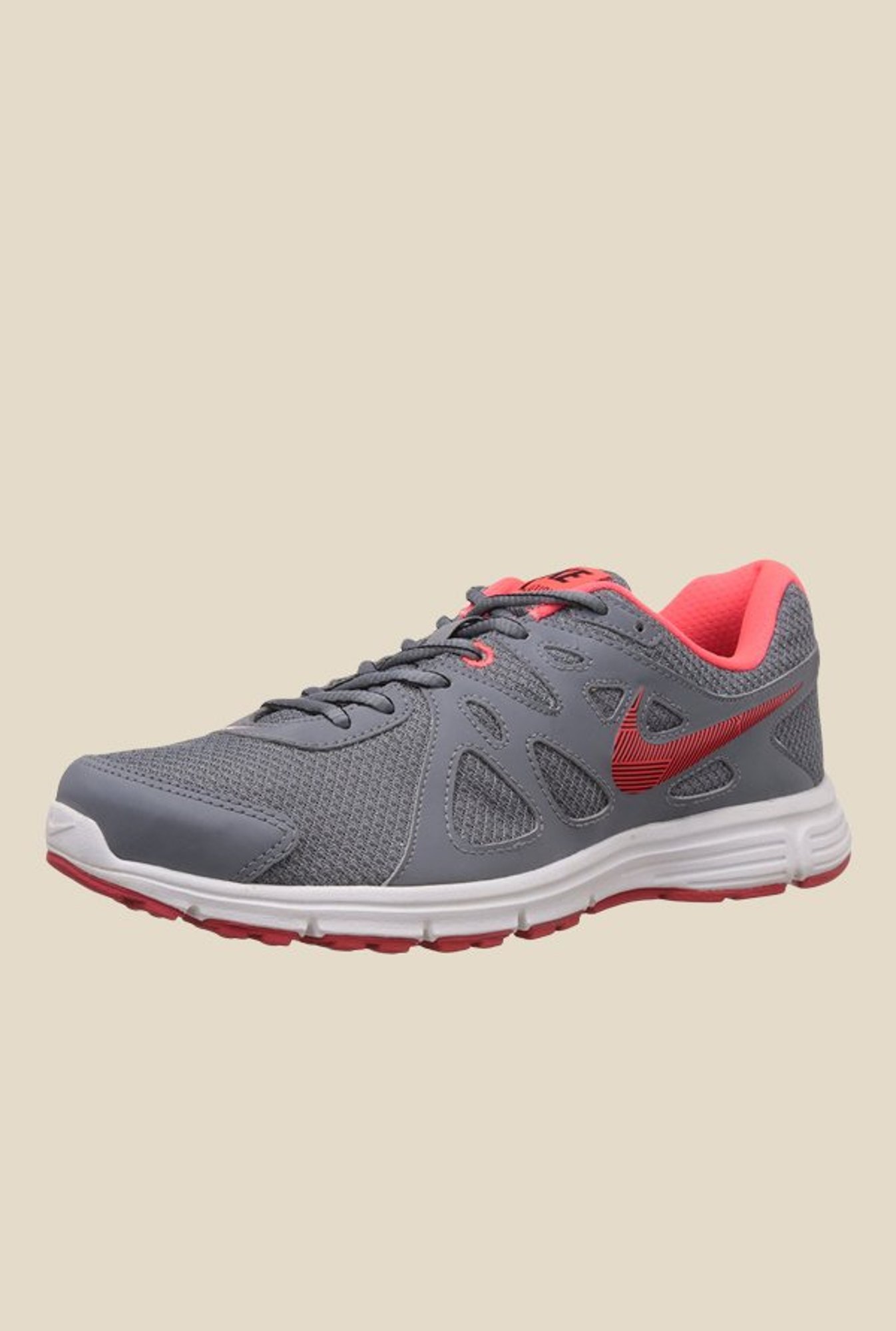 Buy Nike Revolution 2 Msl Cool Grey Red Running Shoes For Men At Best Price Tata Cliq