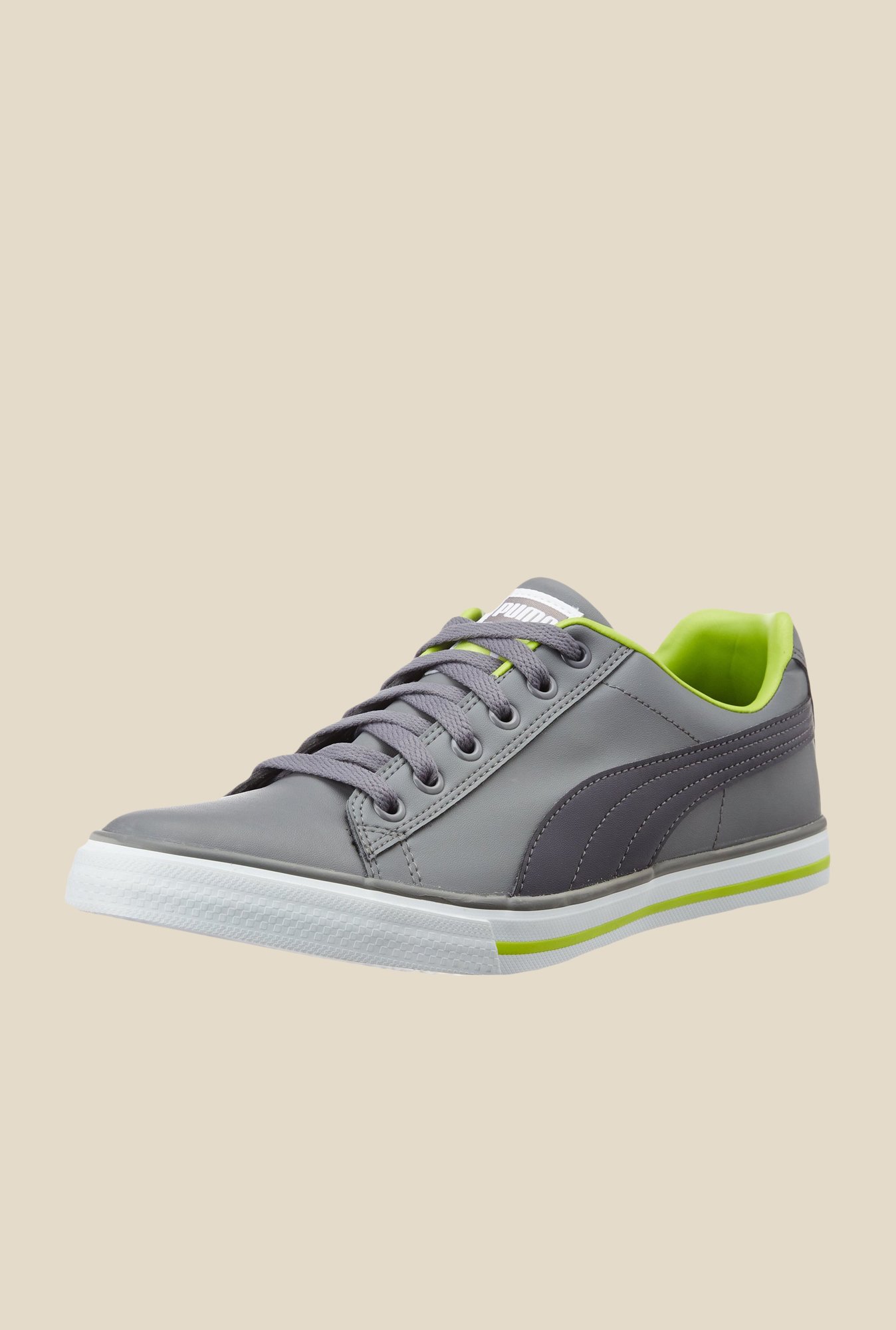Puma Salz III IDP Grey \u0026 Green Sneakers 