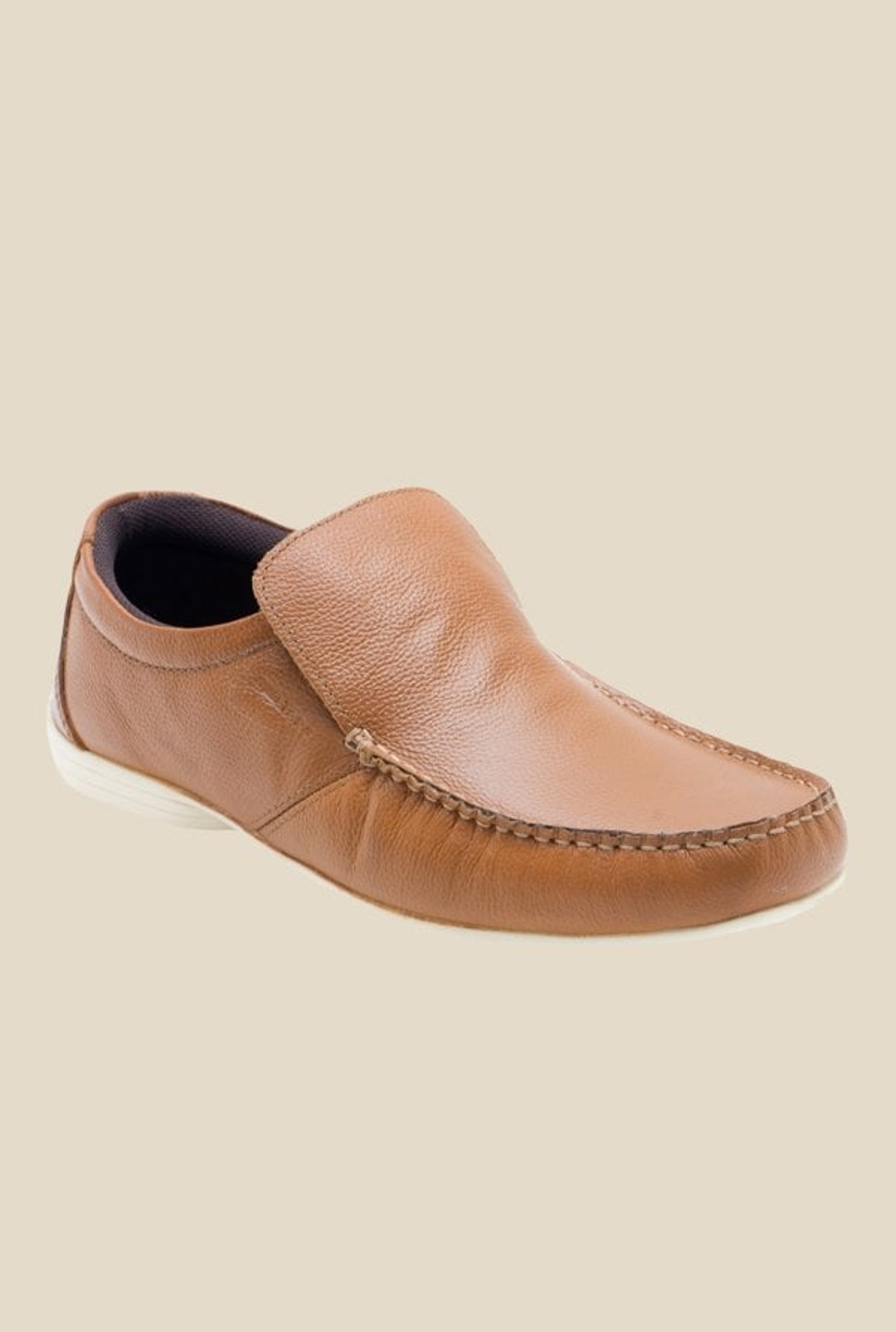 Buy Red Tape Tan Casual Slip-Ons for 