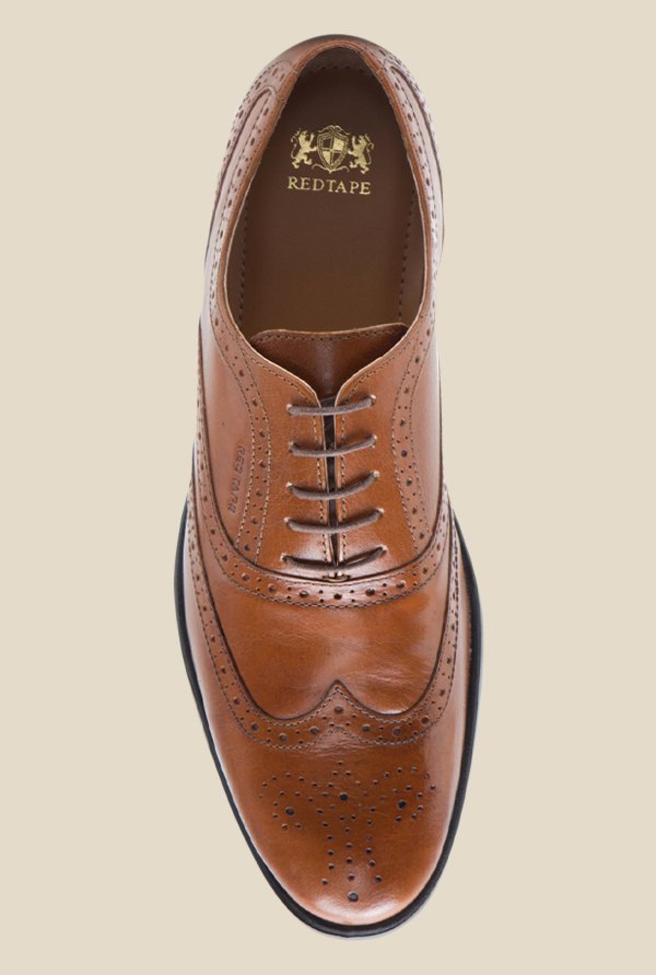 Buy Red Tape Tan Brogue Shoes for Men 
