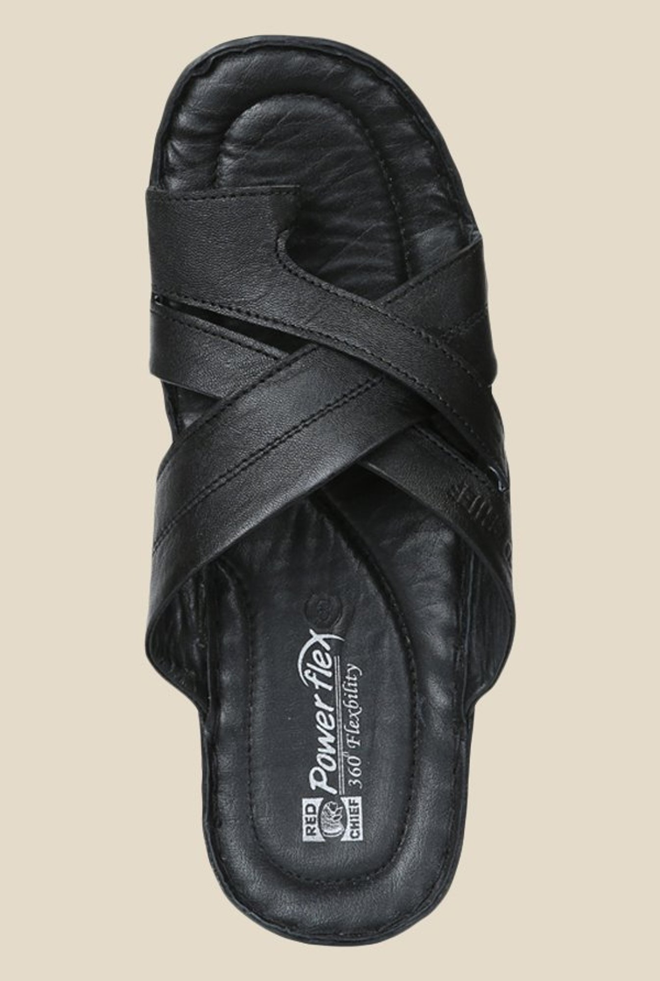 Buy Red Chief Black Leather Slippers for Men Online at Best Prices in India  - JioMart.