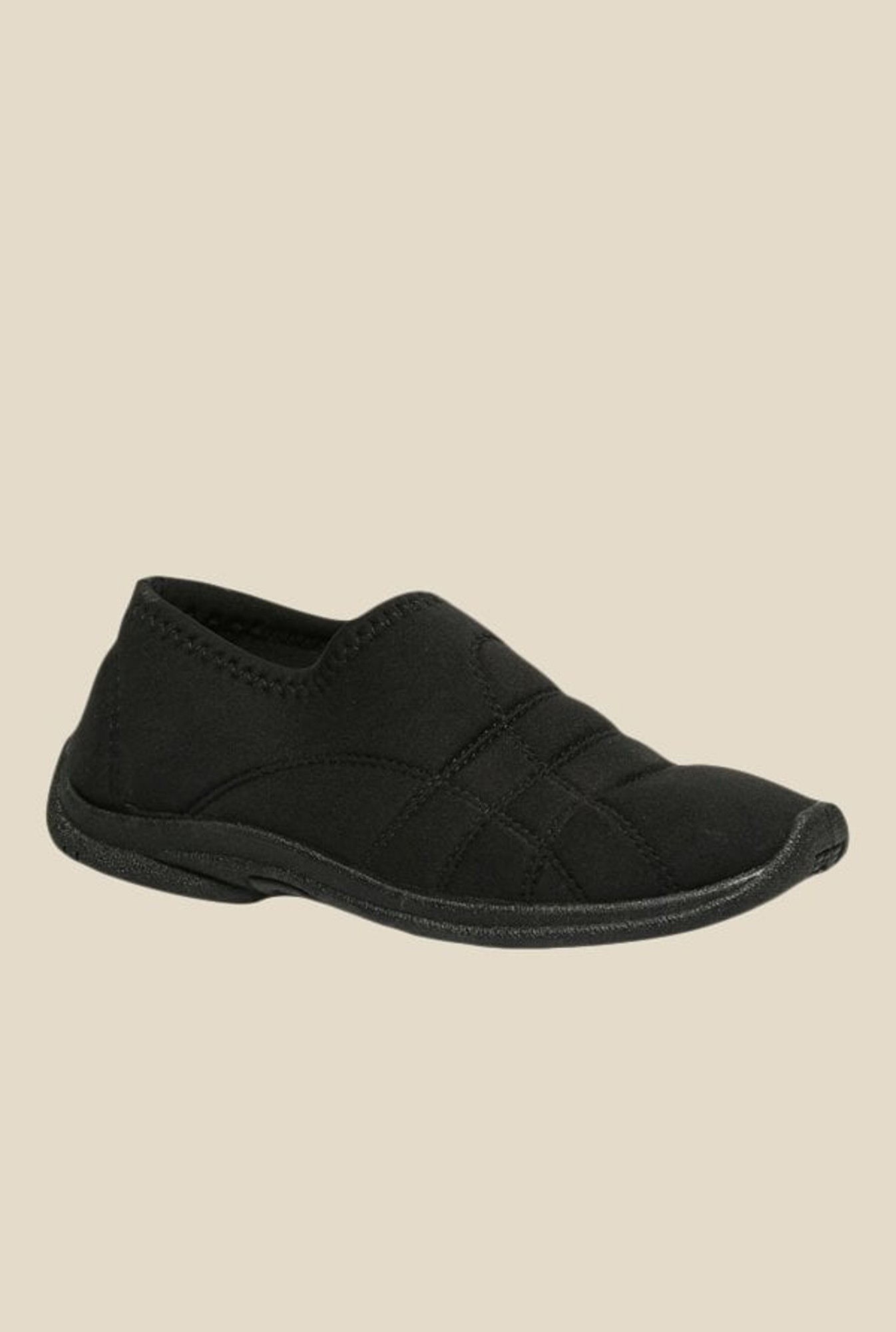bata black casual shoes