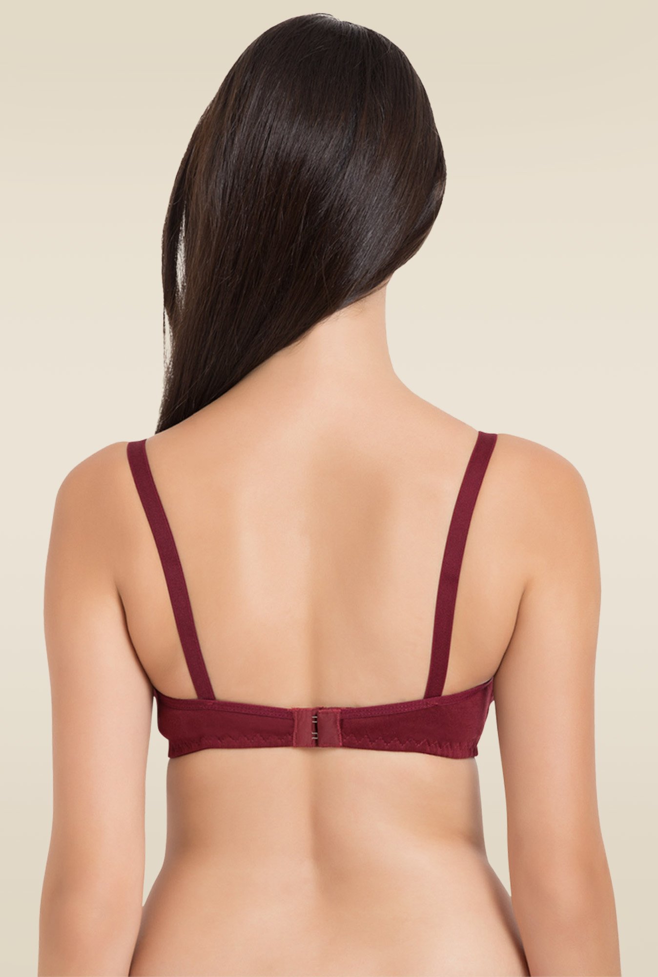 Buy Souminie Maroon Soft Fit Non Padded Bra for Women Online @ Tata CLiQ