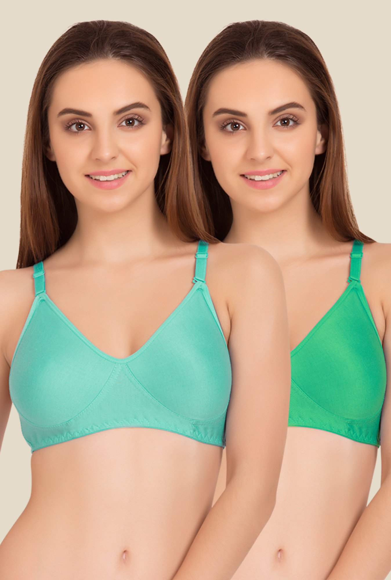 Buy Tweens Pink & Red Non Padded Bra (Pack Of 2) for Women Online @ Tata  CLiQ