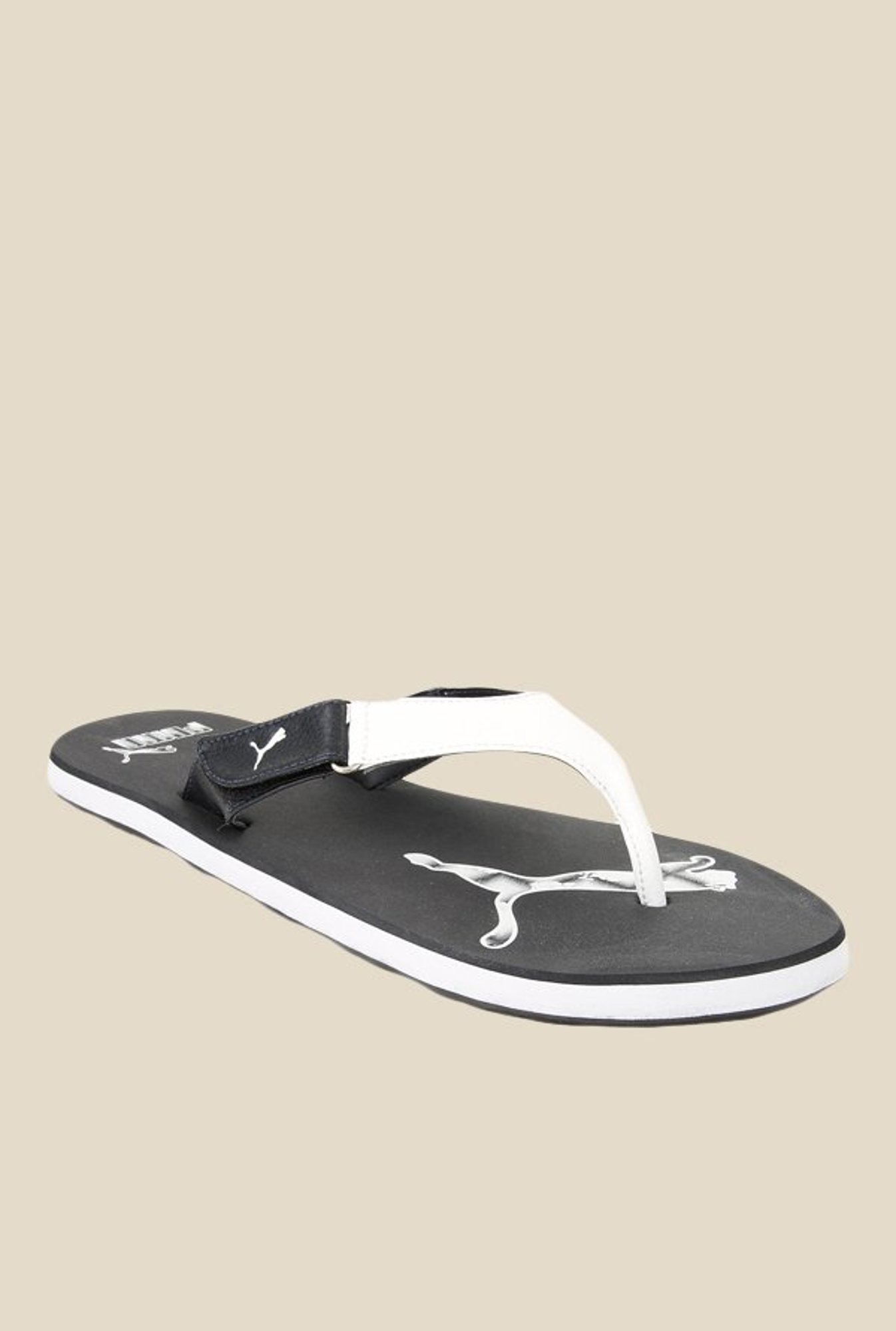 Buy Puma Breeze 2 NG IDP White Black Flip Flops from top Brands