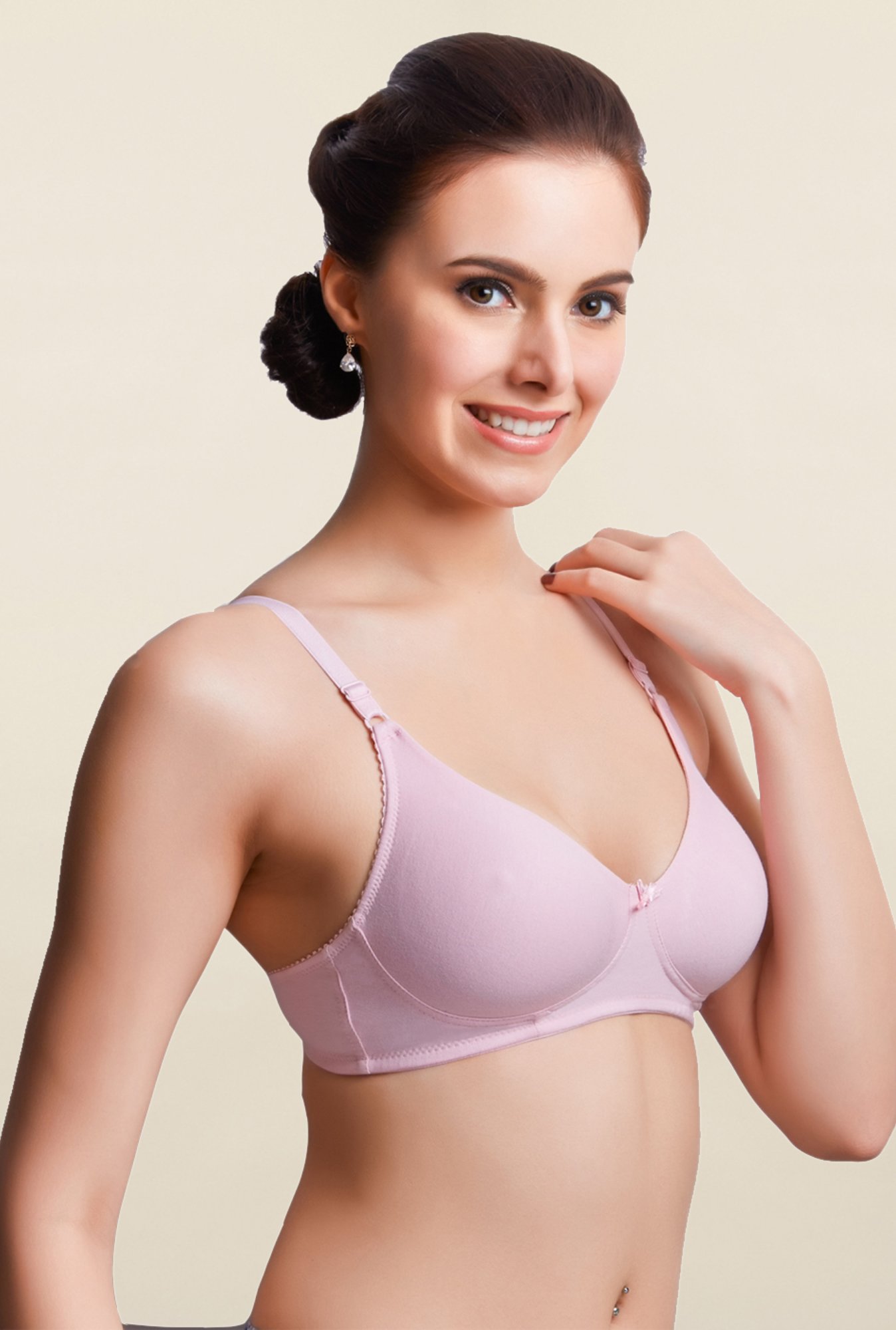 Buy Libertina Women's Cotton Non-Padded Wire Free Regular Bra