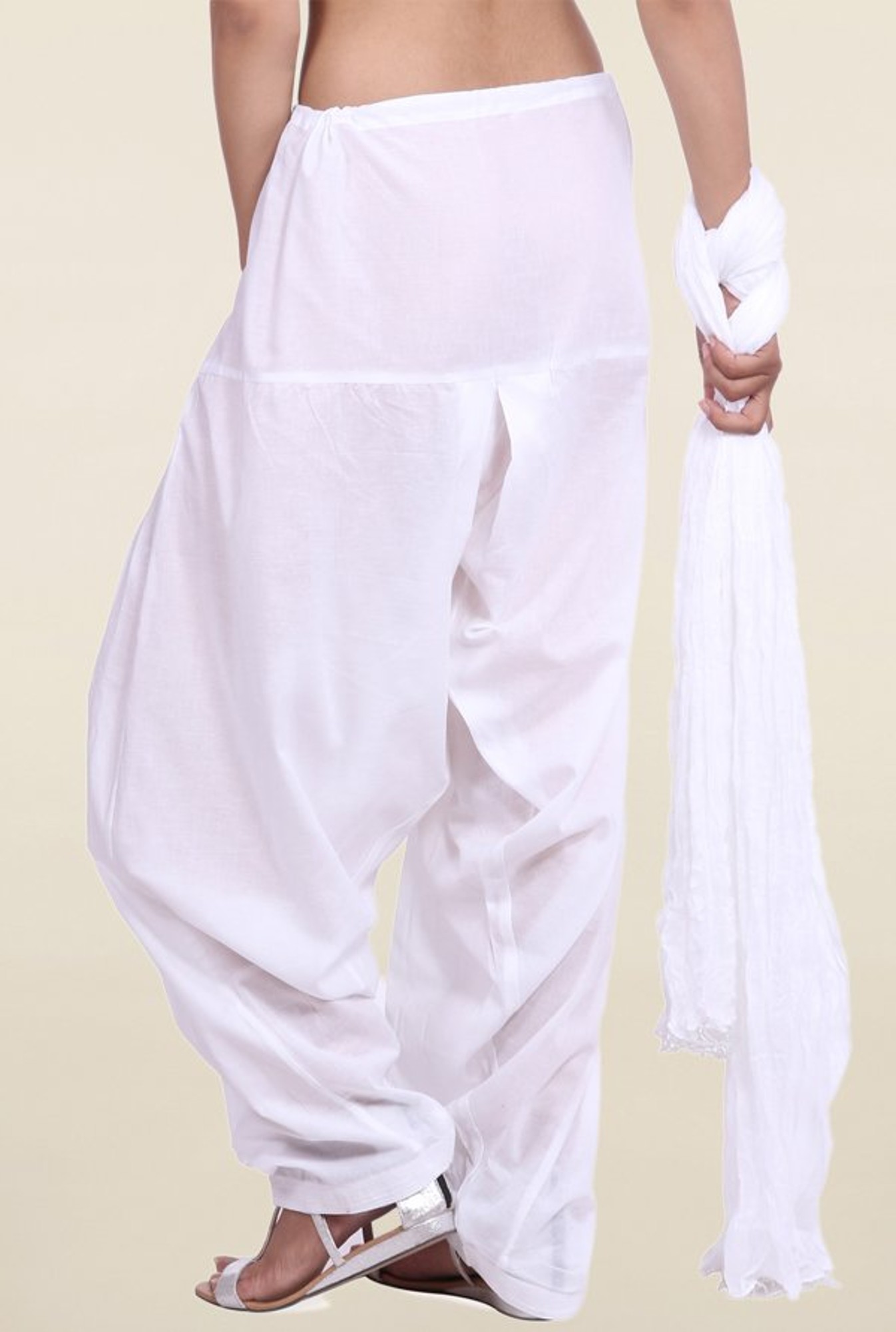 Buy Vastramay Men's White Cotton Patiala Salwar Online at Best Price |  Distacart