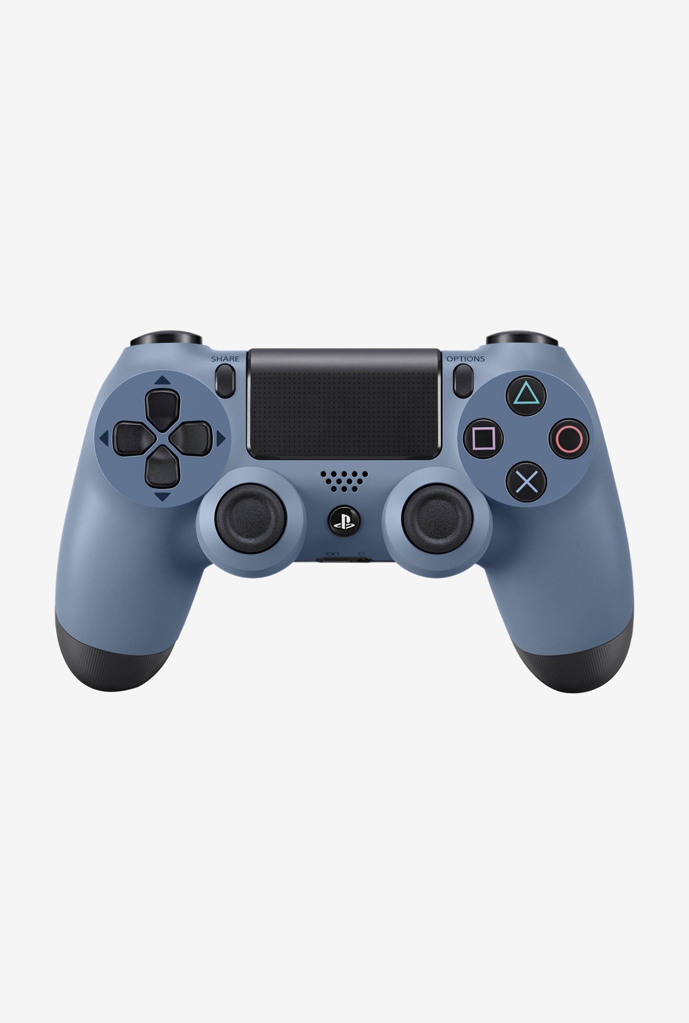 grey blue ps4 controller