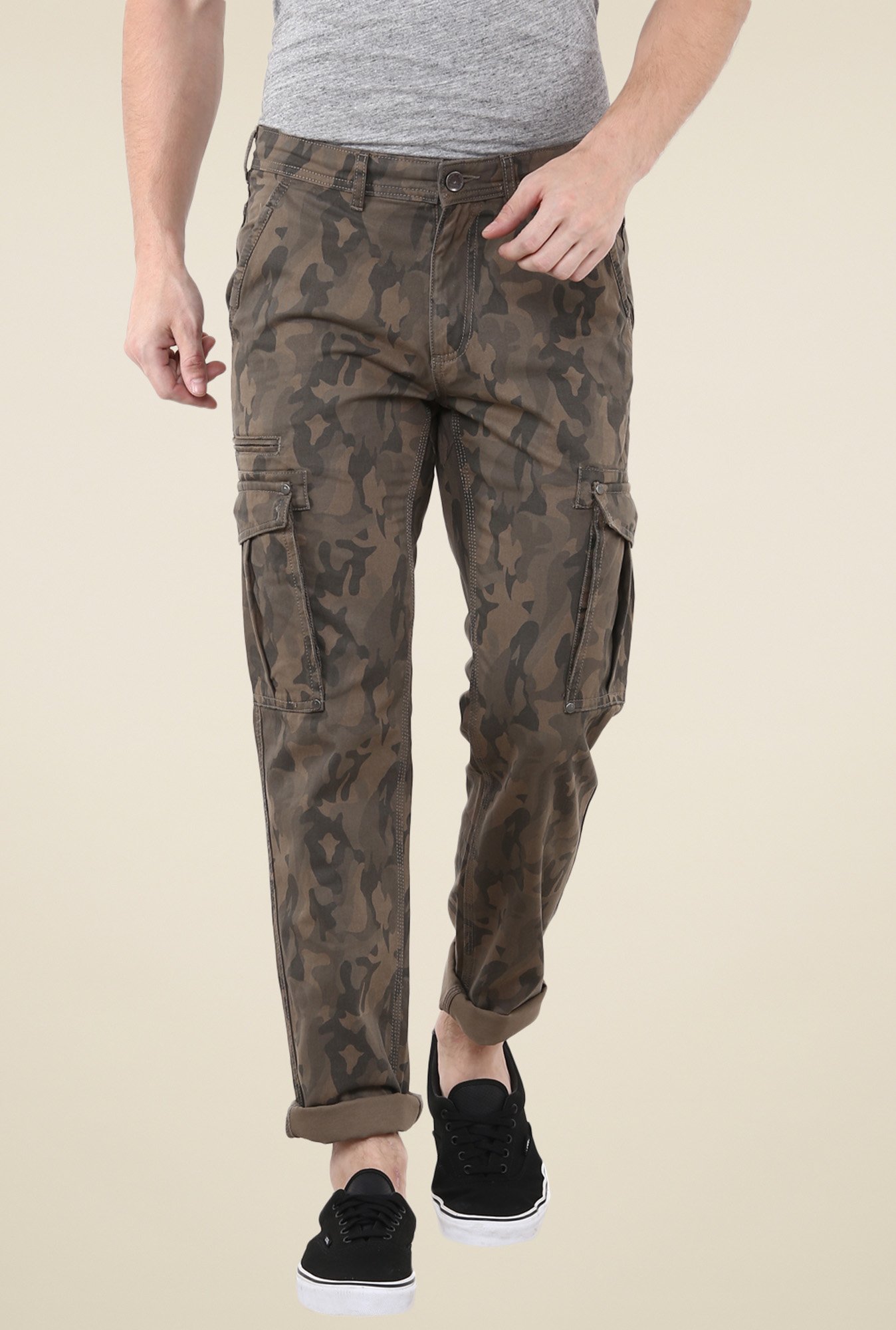 Buy Grey Trousers & Pants for Men by Celio Online | Ajio.com
