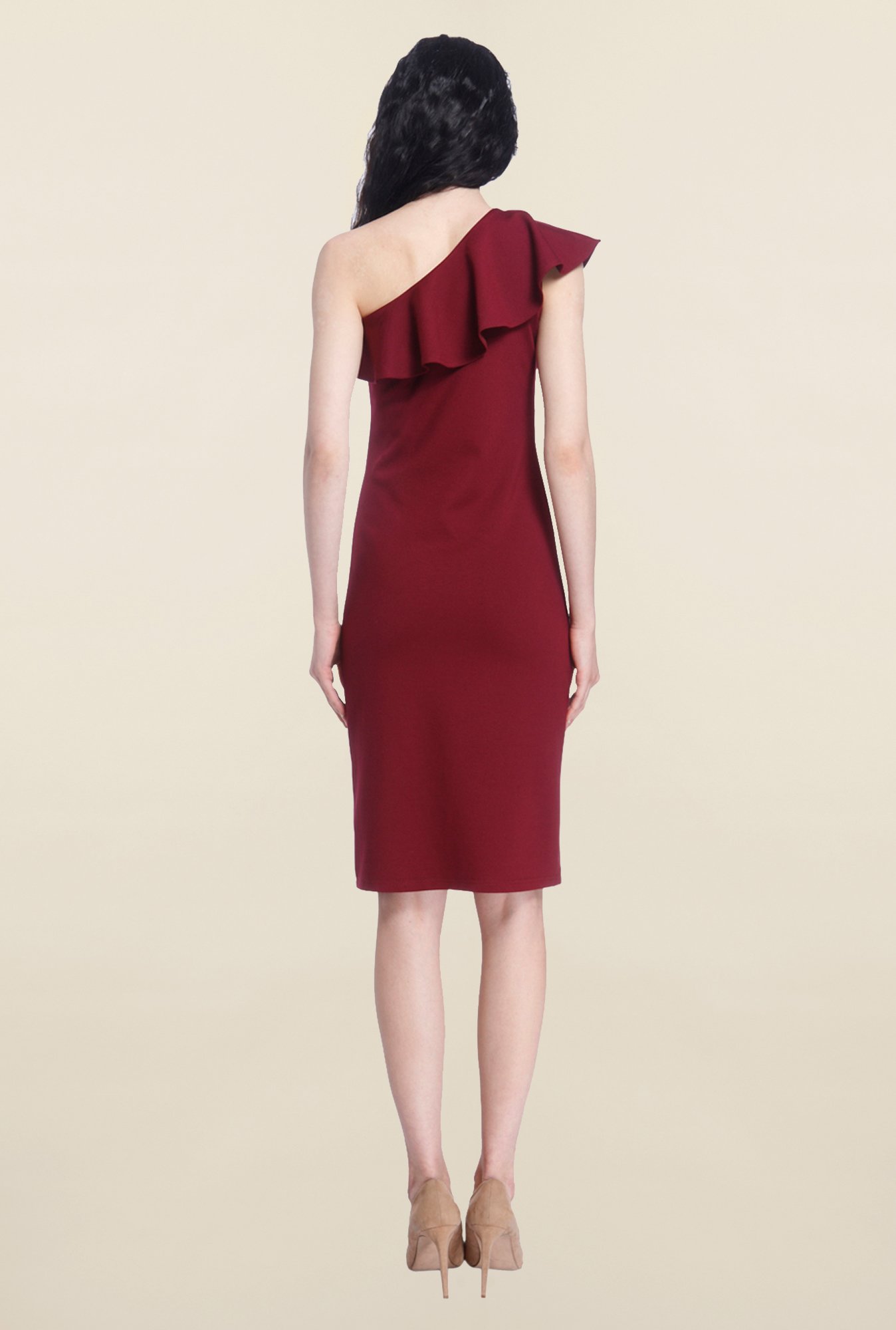 vero moda one shoulder dress