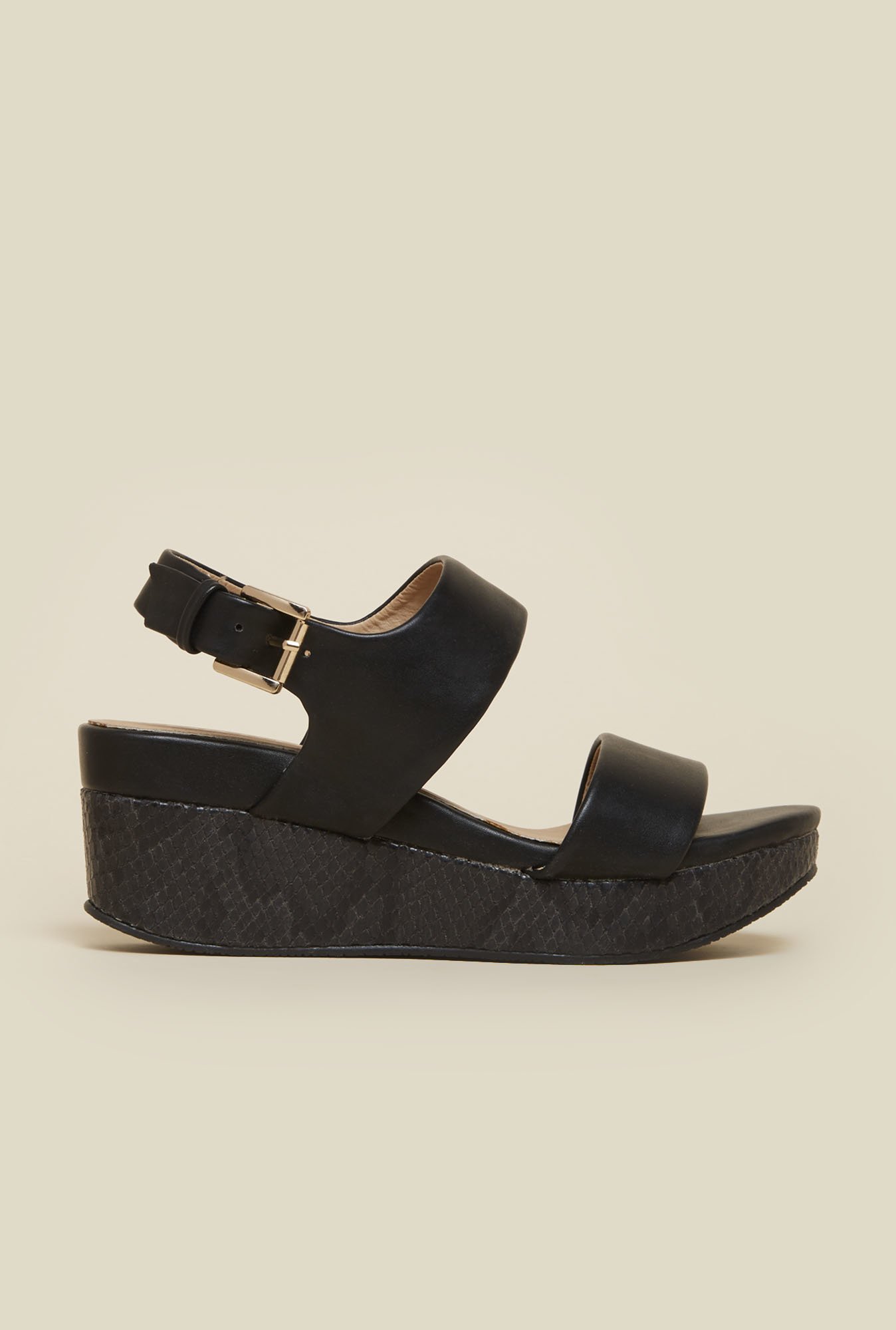 Black platform 2025 sandals target