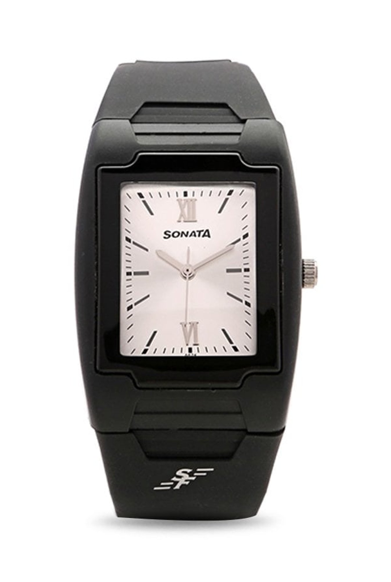 Sonata watch best sale price black colour