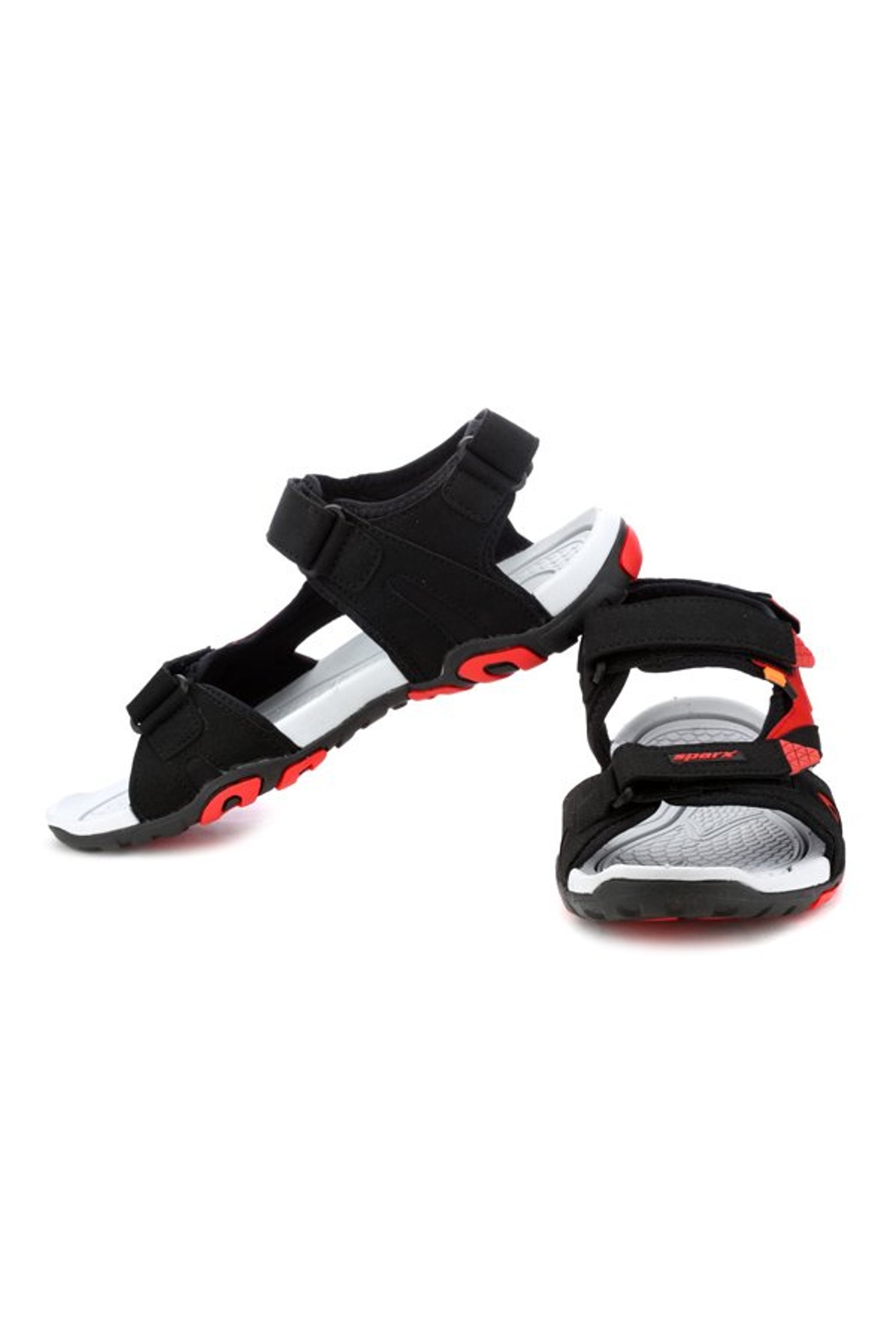 Buy Sparx Men Black & Red Sports Sandals - Sports Sandals for Men 453289 |  Myntra