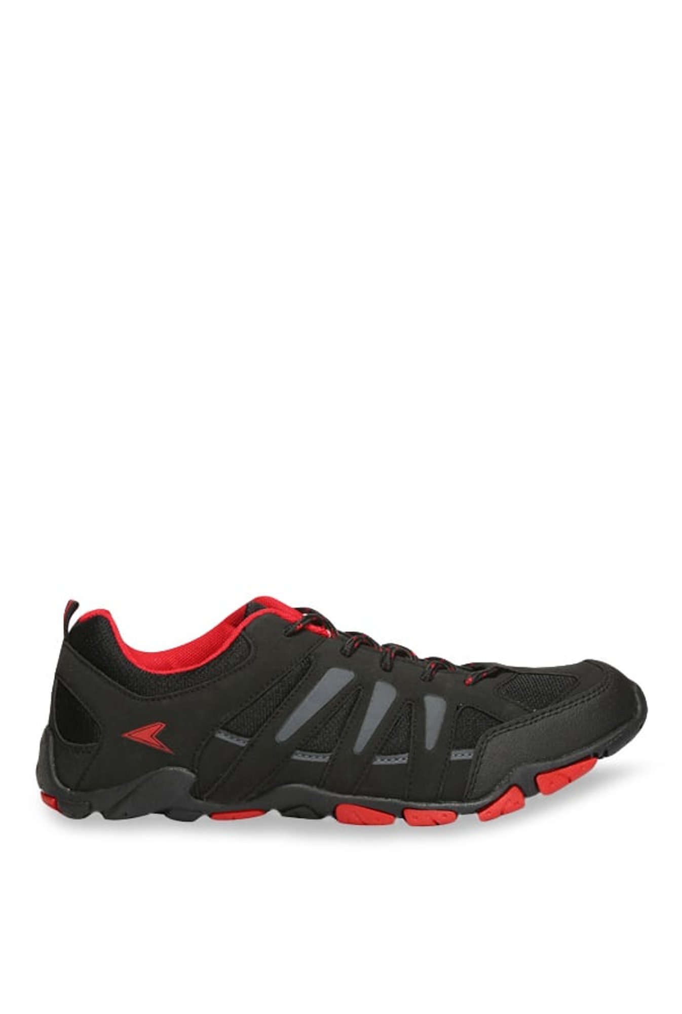 Power Lionel Black \u0026 Red Outdoor Shoes 