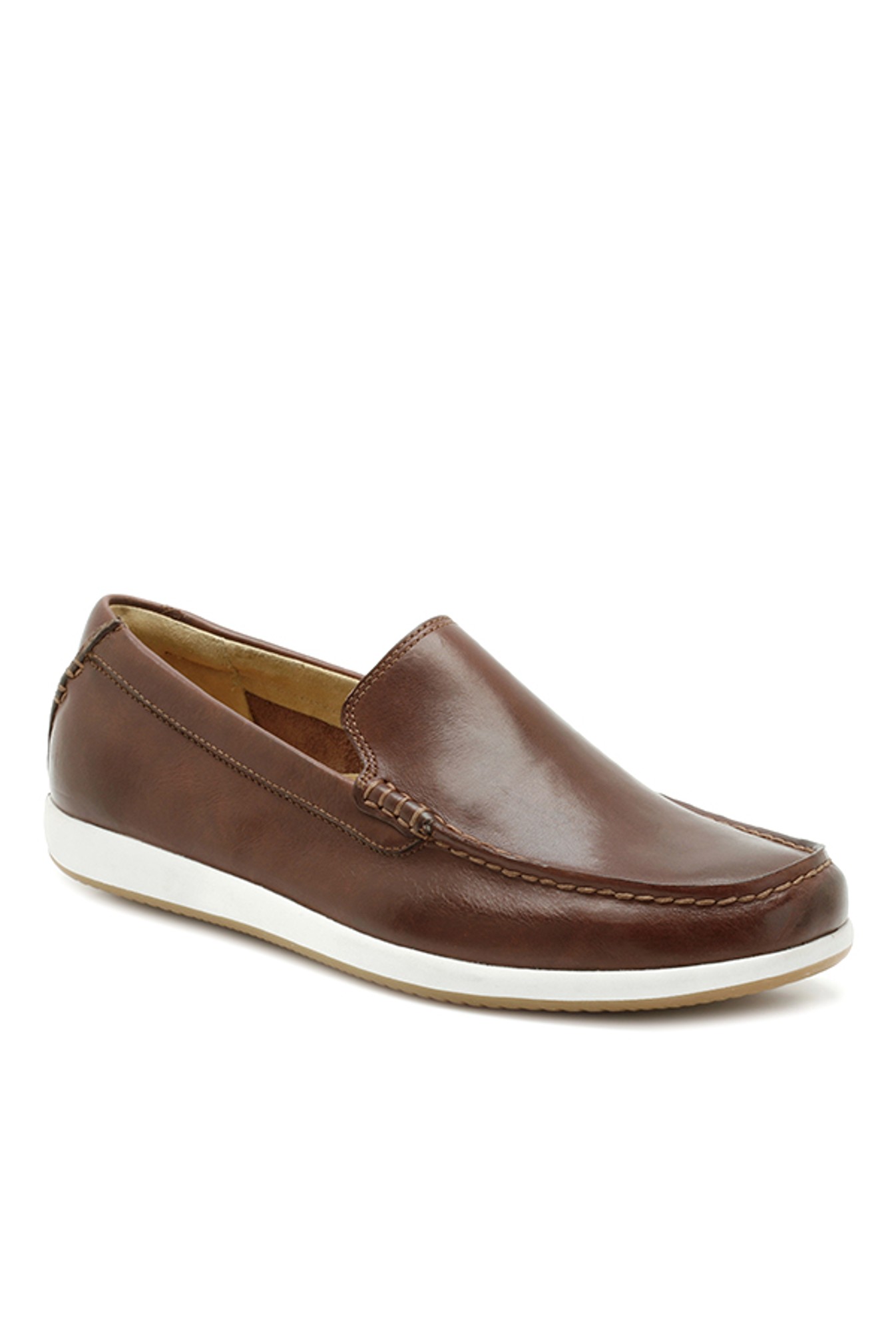 Clarks Newton Drive Chestnut Loafers 