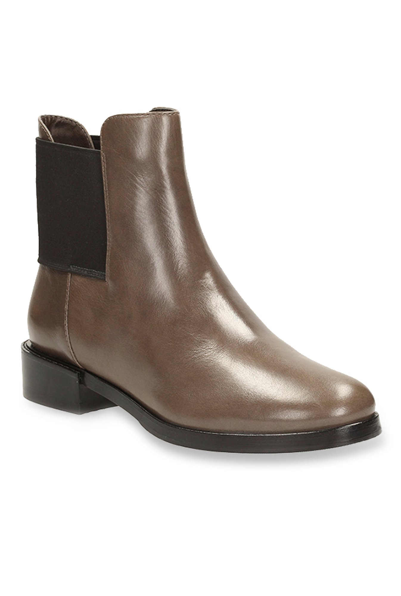 taupe chelsea boots womens