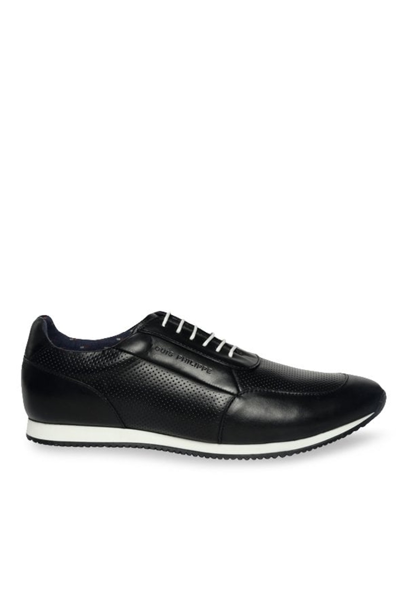Buy Louis Philippe Black Casual Shoes 