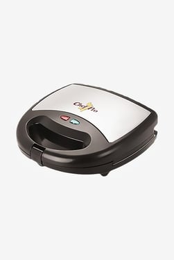 Chef Pro CPS822 2 Slice 750W Sandwich Maker & Grill (Black)