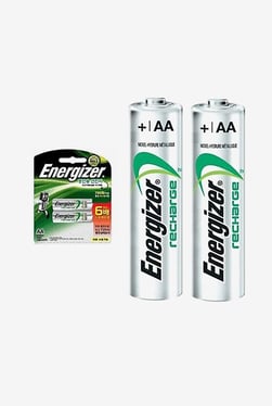 Energizer LR6 AA Alkaline Battery White (Pack Of 2)