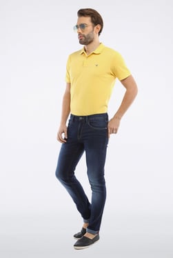 Allen Solly Blue Solid Jeans