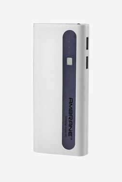 Ambrane P-1310 13000 MAh Power Bank (White & Purple)
