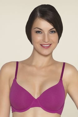 Amante Dark Pink Padded Underwired T Shirt Bra