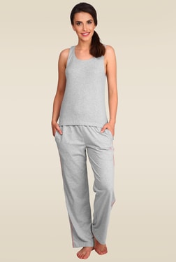 Jockey Light Grey Melange Capri Pants for women price in India on 19th ...
