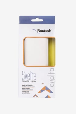 Nextech SVELTE PB1350WH Dual Charging 13000 MAh Power Bank