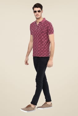 Mufti Black Solid Jeans