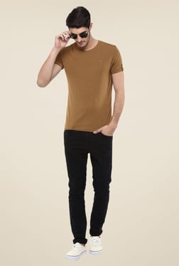 Mufti Black Solid Jeans