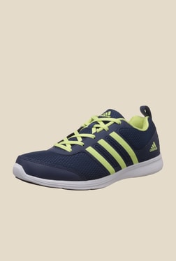 Adidas Yking Navy \u0026 Green Running Shoes 
