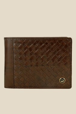 Da Milano Brown Textured Leather Wallet - Mp000000000689512