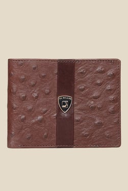 Da Milano Brown Textured Leather Wallet - Mp000000000689647