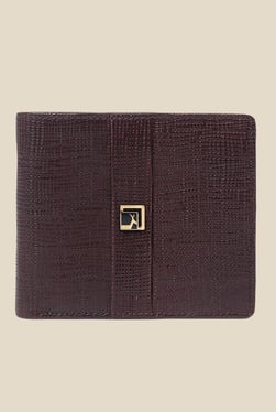 Da Milano Brown Textured Leather Wallet - Mp000000000690497