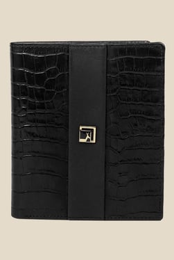 Da Milano Black Textured Leather Wallet - Mp000000000697082