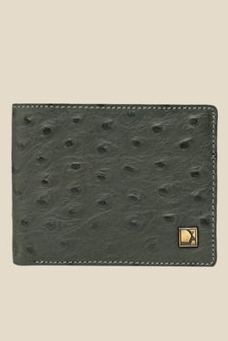 Da Milano Grey Textured Leather Wallet - Mp000000000697102