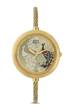 titan raga women watch nh2532ym01