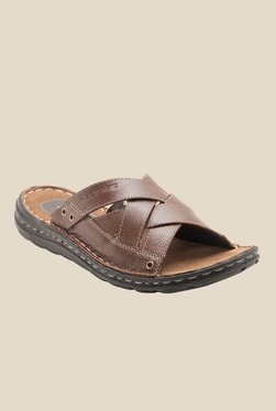 Red Tape Brown Casual Sandals