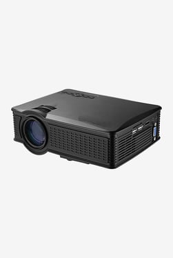 Microware Mini 1500 Lumens Portable Projector (Black)