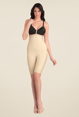 Swee Spark High Waist & Full Thigh Nude Solid Shapewear